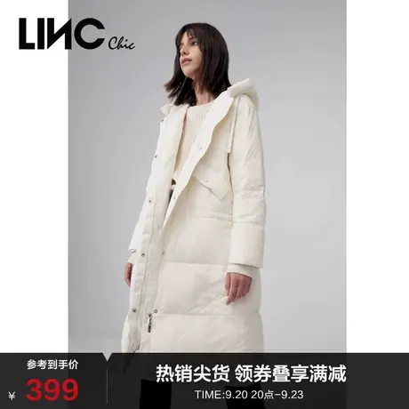 LINCCHIC金羽杰羽绒服女软糯中长款轻薄羽绒服女冬季2083401图片