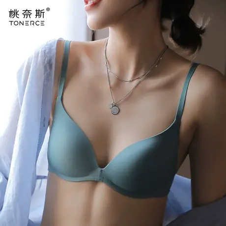 无痕内衣女小胸聚拢无钢圈性感裹胸胸罩薄款收副乳防下垂美背文胸商品大图