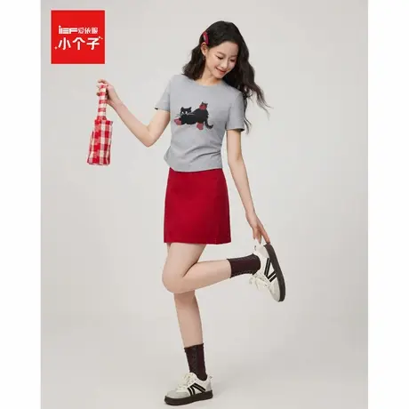 IEF/爱依服短袖2025夏季新款美式甜酷个性辣妹气质通勤百搭T恤图片