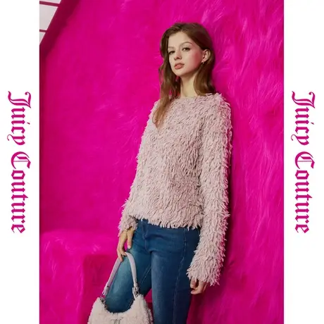 Juicy Couture橘滋春夏新款上衣毛衣流苏气质打底百搭针织衫女商品大图