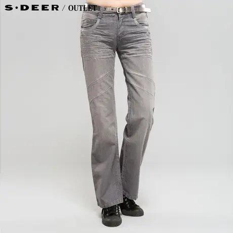 sdeer圣迪奥2014新款夏装女装优雅修身简约牛仔裤0280878图片