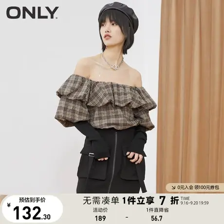 ONLY奥莱夏季大口袋时尚气质金属装饰设计连衣裙女图片