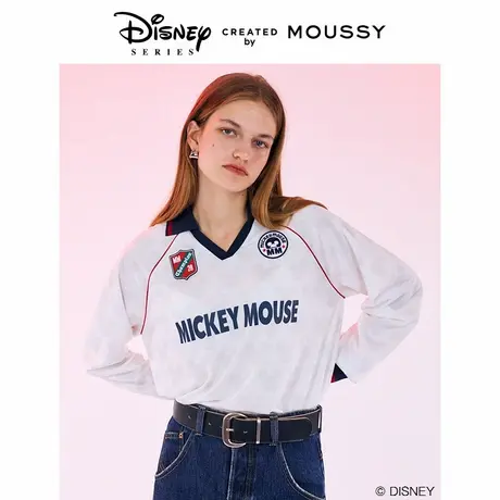 MOUSSY 夏季新品迪士尼联名Blokecore米奇T恤女010HAL90-0901图片