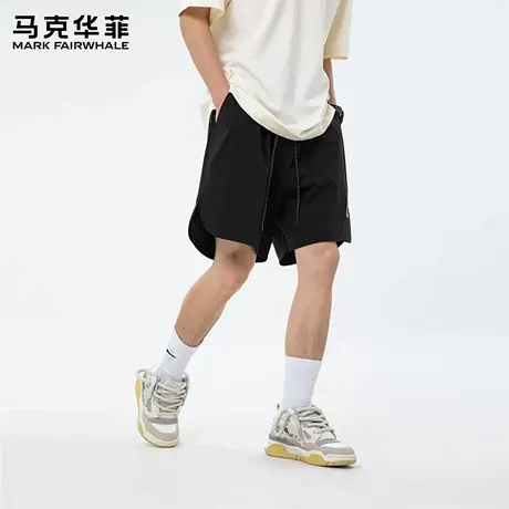 马克华菲短裤男夏季凉感五分裤2025新款户外运动潮流休闲裤子薄X图片