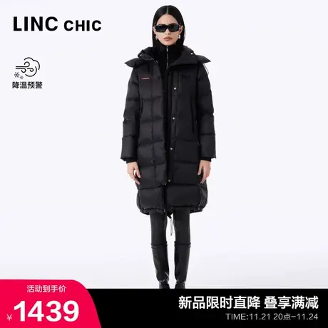 LINCCHIC金羽杰中长款羽绒服女冬季2023新款都市简约通勤6266Y图片