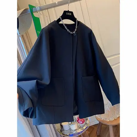 2025春季新款高级感独特超好看韩版宽松西装外套单穿上衣大码胖mm商品大图