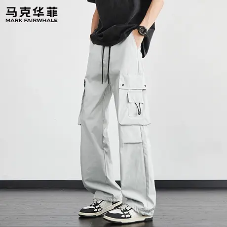 马克华菲户外运动伞兵裤男2025新款夏季薄款宽松工装休闲长裤子X图片