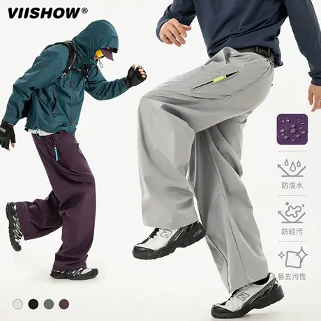 VIISHOW美式户外机能冲锋工装裤男士25秋季速干登山运动休闲长裤商品大图