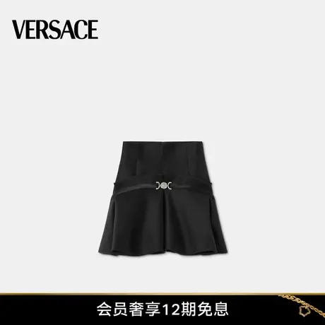 【新年礼物】VERSACE/范思哲 女士Medusa '95美杜莎工字褶迷你裙图片