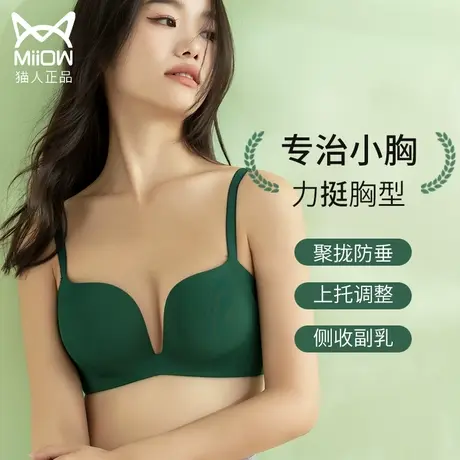 文胸内衣女小胸聚拢2023年新款爆款胸罩无钢圈收副乳上托防下垂图片