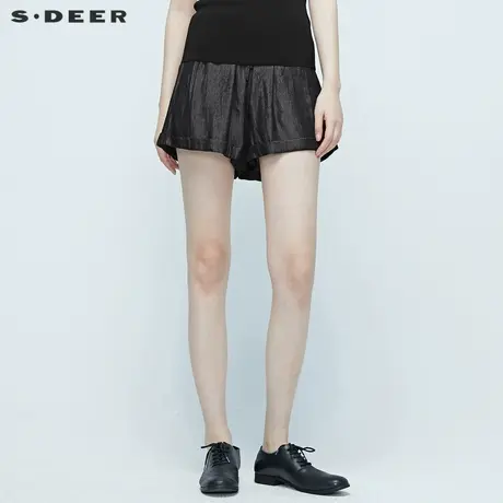 sdeer  圣迪奥女装舒适短裤S20280924图片