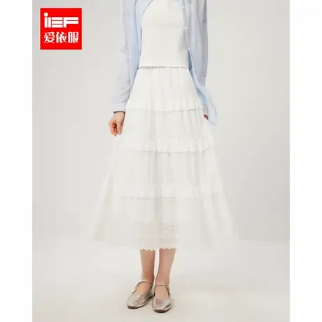IEF/爱依服半身裙2025夏季新款法式温柔淑女气质通勤百搭单裙商品大图