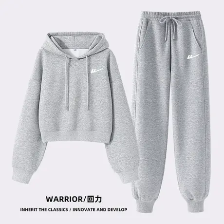 回力连帽卫衣运动套装女2025新款设计感巨好看的秋季穿搭一整套Z4商品大图