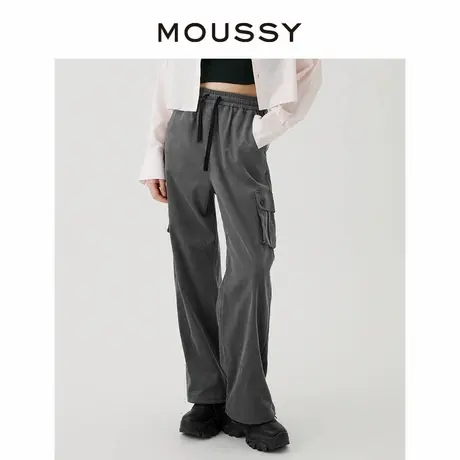 MOUSSY 新品工装风灯芯绒大口袋松紧腰休闲直筒裤028HAZ30-2361商品大图
