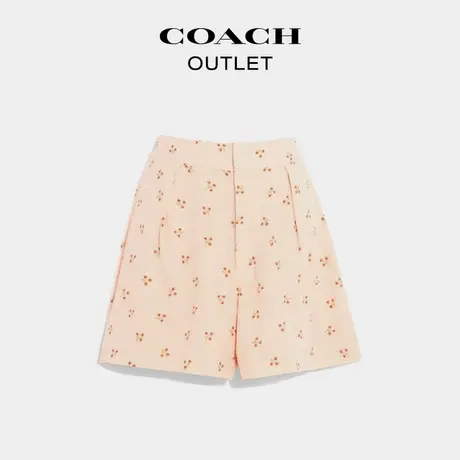 COACH/蔻驰奥莱女士花卉印花短裤商品大图