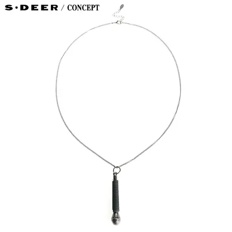 【新品】sdeer圣迪奥专柜正品女装个性复古话筒挂坠项链5184324图片