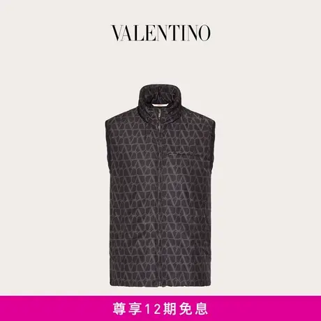 【24期免息】华伦天奴VALENTINO男士V标志尼龙背心商品大图