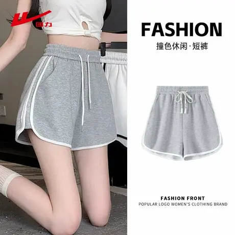 ZH回力轻薄透气运动短裤女2025新款夏季休闲时尚慵懒小个子裤子商品大图