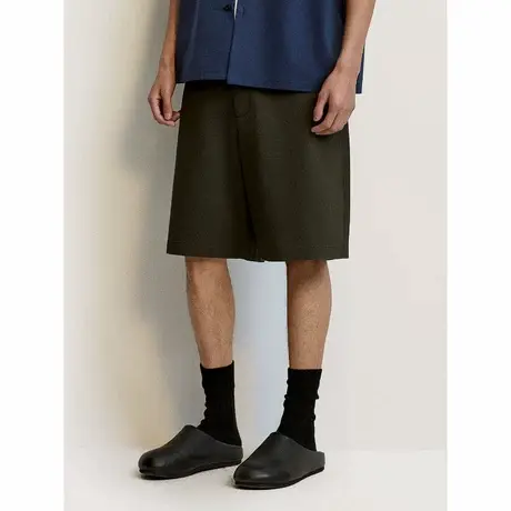 梭织弹力棉短裤男士五分裤子1ST2060750图片