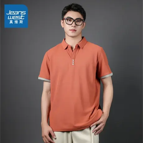 LR真维斯男装2025夏季短袖T恤男士潮流防晒透气UPF50+男款POLO衫商品大图