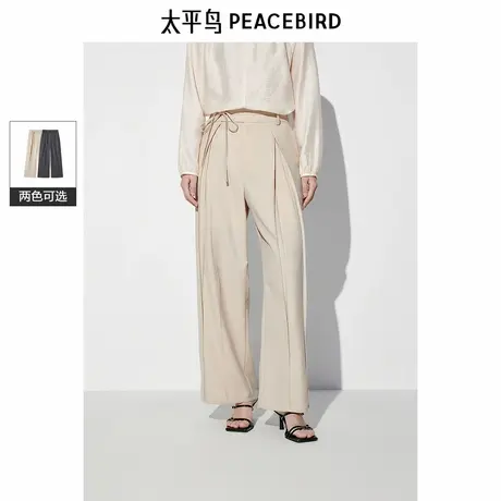 【来了就好】太平鸟新中式长裤商品大图