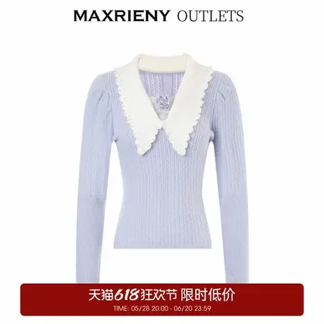 【奥莱】MAXRIENY午夜巴黎针织衫毛衫上衣女商品大图