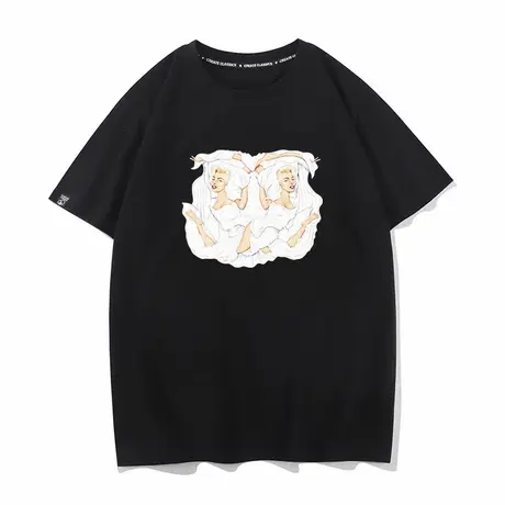 秀洛玛丽莲梦露恶搞短袖t恤男纯棉纯棉夏季休闲打底衫半袖衣服商品大图