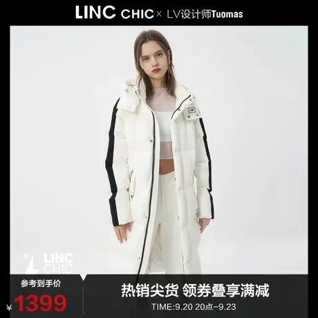 LINCCHIC金羽杰羽绒服男女同款设计师联名长款羽绒服女N22808506Y商品大图