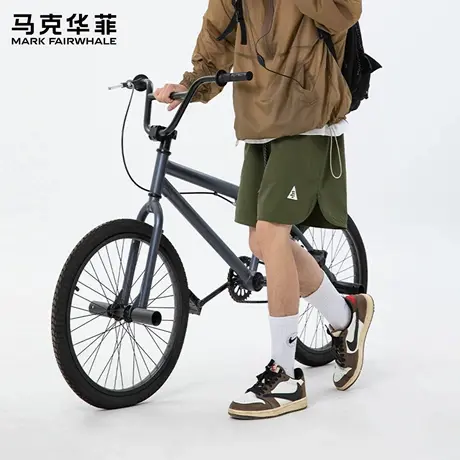 马克华菲男士短裤夏季潮流宽松运动休闲运动裤男外穿五分裤子薄X图片
