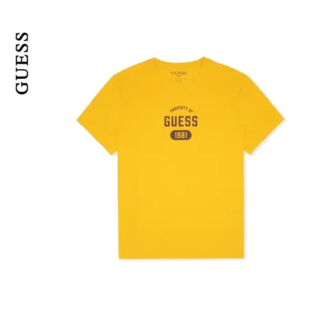 GUESS男女同款抗菌凉感数字字母短袖T恤-M4PI82K2Q40图片