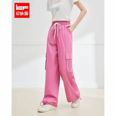 IEF/爱依服裤子2025夏季新款美式嘻哈街头休闲运动风百搭哈伦裤商品大图