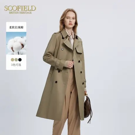 【新狩猎装】Scofield女装英伦风中长款风衣H型外套春季风衣外套商品大图