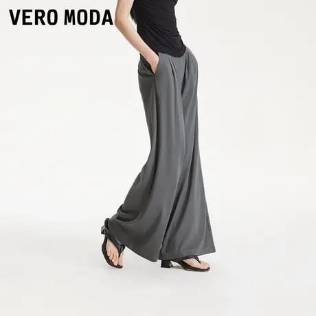 【所有女生的衣橱直播间】Vero ModaT恤胸针斜肩阔腿休闲裤商品大图