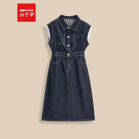 IEF/爱依服连衣裙2025夏季新款港式复古通勤气质感显瘦连衣中裙商品大图