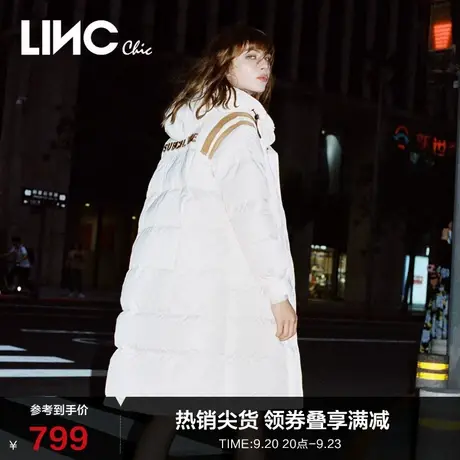 LINCCHIC金羽杰羽绒服女运动休闲中长款羽绒服女冬季Y21808216商品大图