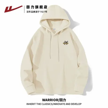 回力男士卫衣春秋2025新款潮流套头衫日系卡通滑板小狗宽松上衣A商品大图