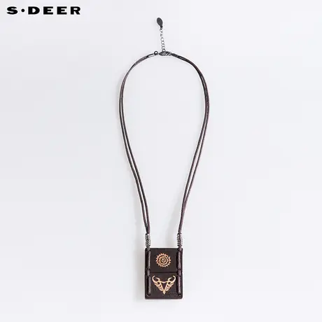 【新品】sdeer圣迪奥简约复古编织装饰项链S16284305图片