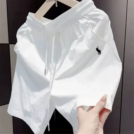 休闲短裤男2025夏季爆款沙滩裤男款五分裤子欧货百搭潮流美式中裤图片