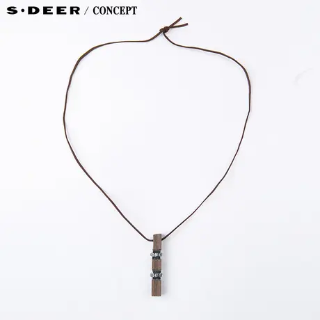 【新品】sdeer圣迪奥专柜正品女装简约几何链坠项链S15484372图片