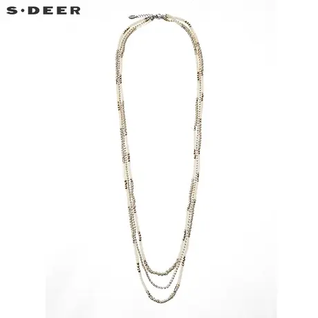 sdeer 圣迪奥女装优雅色调多层装饰项链S16484323图片
