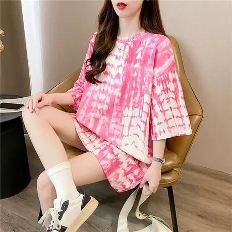 2024春夏新款欧货大版打底衫宽松百搭中长款韩版T恤短袖上衣女装图片