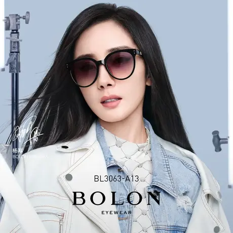 BOLON暴龙眼镜防紫外线偏光镜百搭太阳镜猫眼彩色墨镜女潮BL3063商品大图