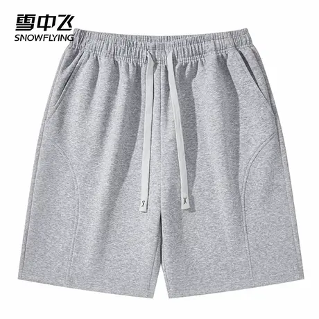 雪中飞休闲裤2025春夏新款宽松日常百搭运动跑步时尚男士款五分裤商品大图
