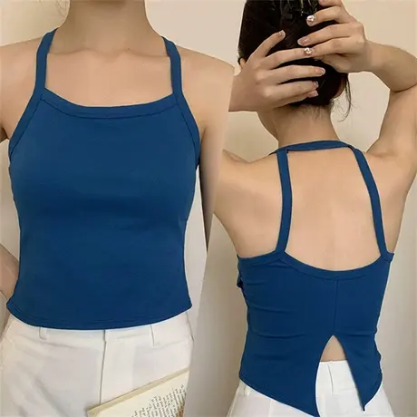细肩美背小吊带背心女内搭外穿2024新款百搭显瘦打底抹胸上衣夏季图片