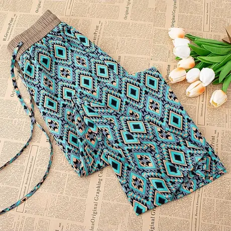 拉夏贝尔2025年阔腿裤女夏季薄款高腰直筒长裤时尚潮流显瘦休闲裤商品大图