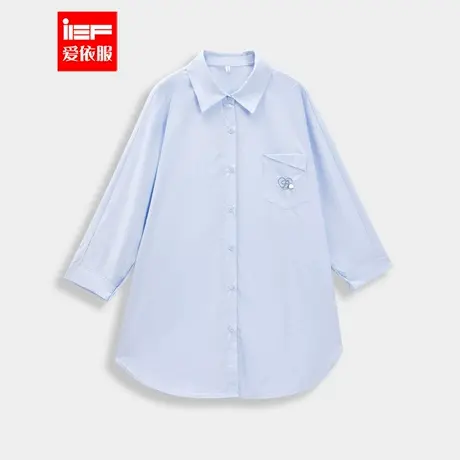 IEF/爱依服高个子上衣2025春夏新款韩版时尚休闲宽松百搭中衬衫图片