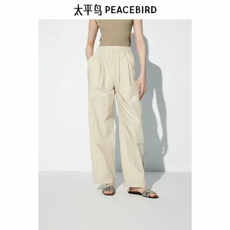 【来了就好】太平鸟宽松休闲长裤商品大图