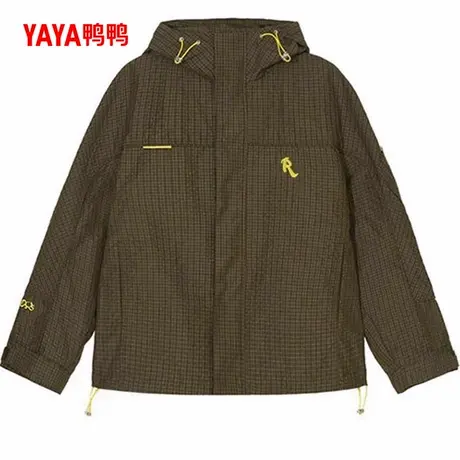 鸭鸭官方正品羽绒服男女同款外套2024年新款休闲时尚宽松连帽上衣商品大图