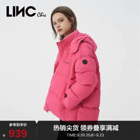 LINCCHIC金羽杰羽绒服女面包服炸街短款羽绒服女冬季Y22802337商品大图