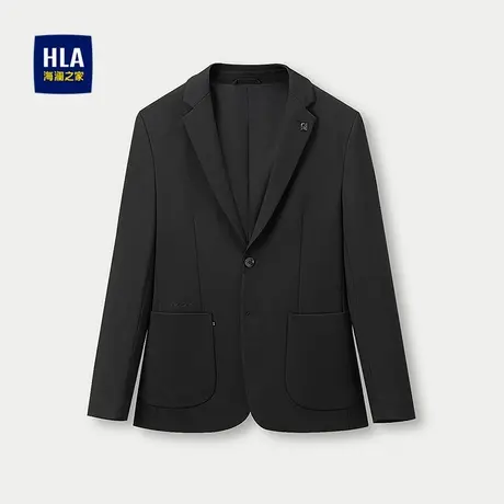 HLA/海澜之家修身休闲西服2025秋季新款轻旅系列挺括便服单西男商品大图